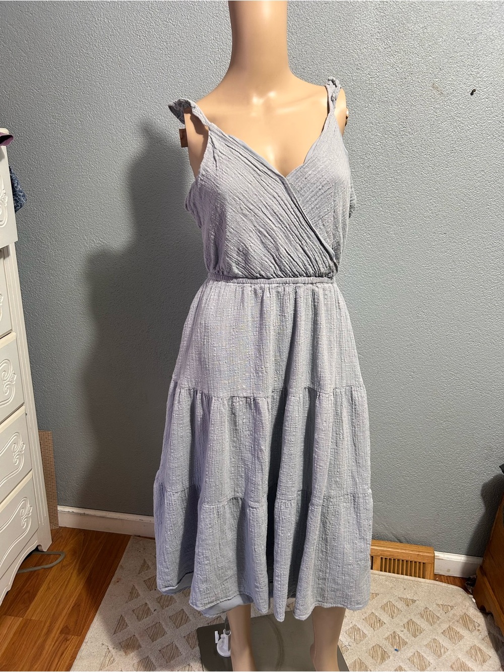 Sadie & Sage textured midi dress size small